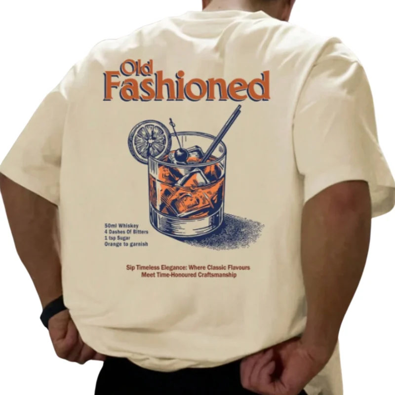 Vintage Cocktail Recipe Graphic Tee - Sip Club