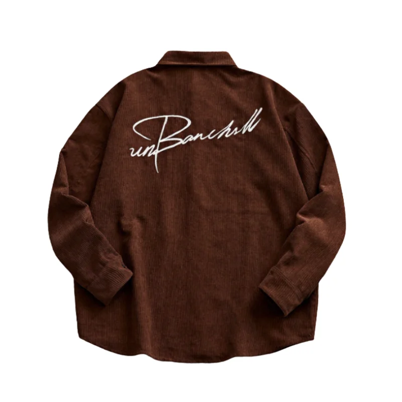 Premium Corduroy Outlander Shirt - Earthy Tone, Relaxed Fit