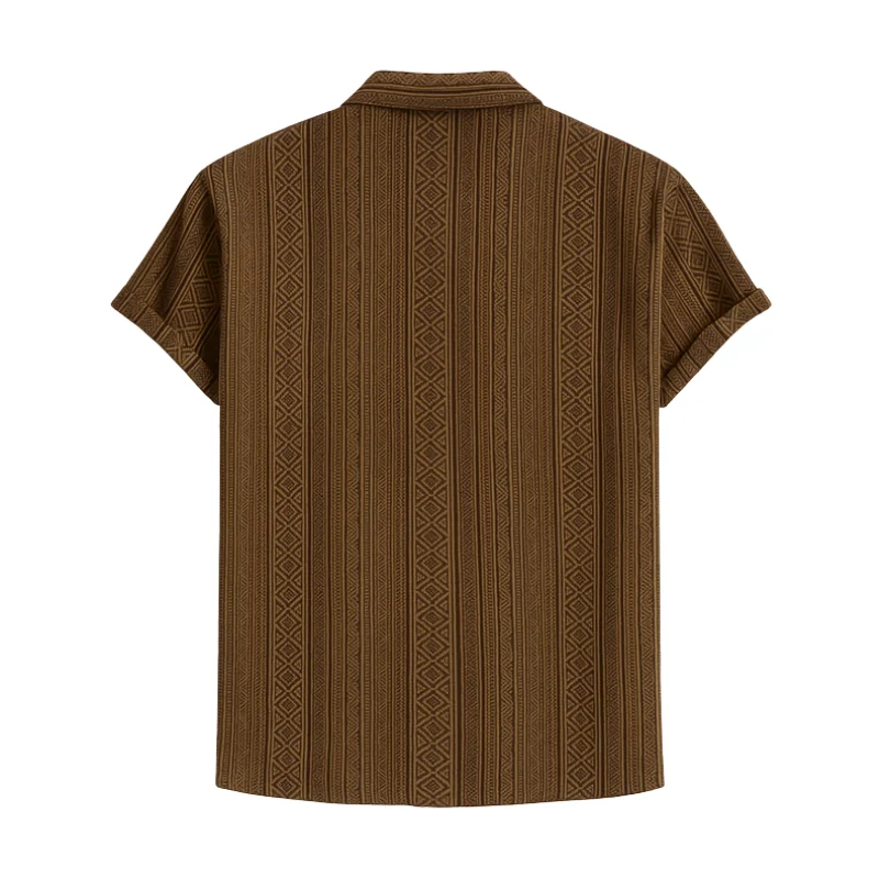 Vintage Renaissance Printed Dress Shirt