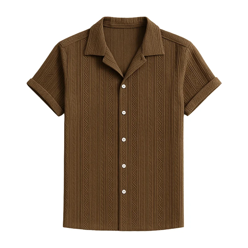 Vintage Renaissance Printed Dress Shirt