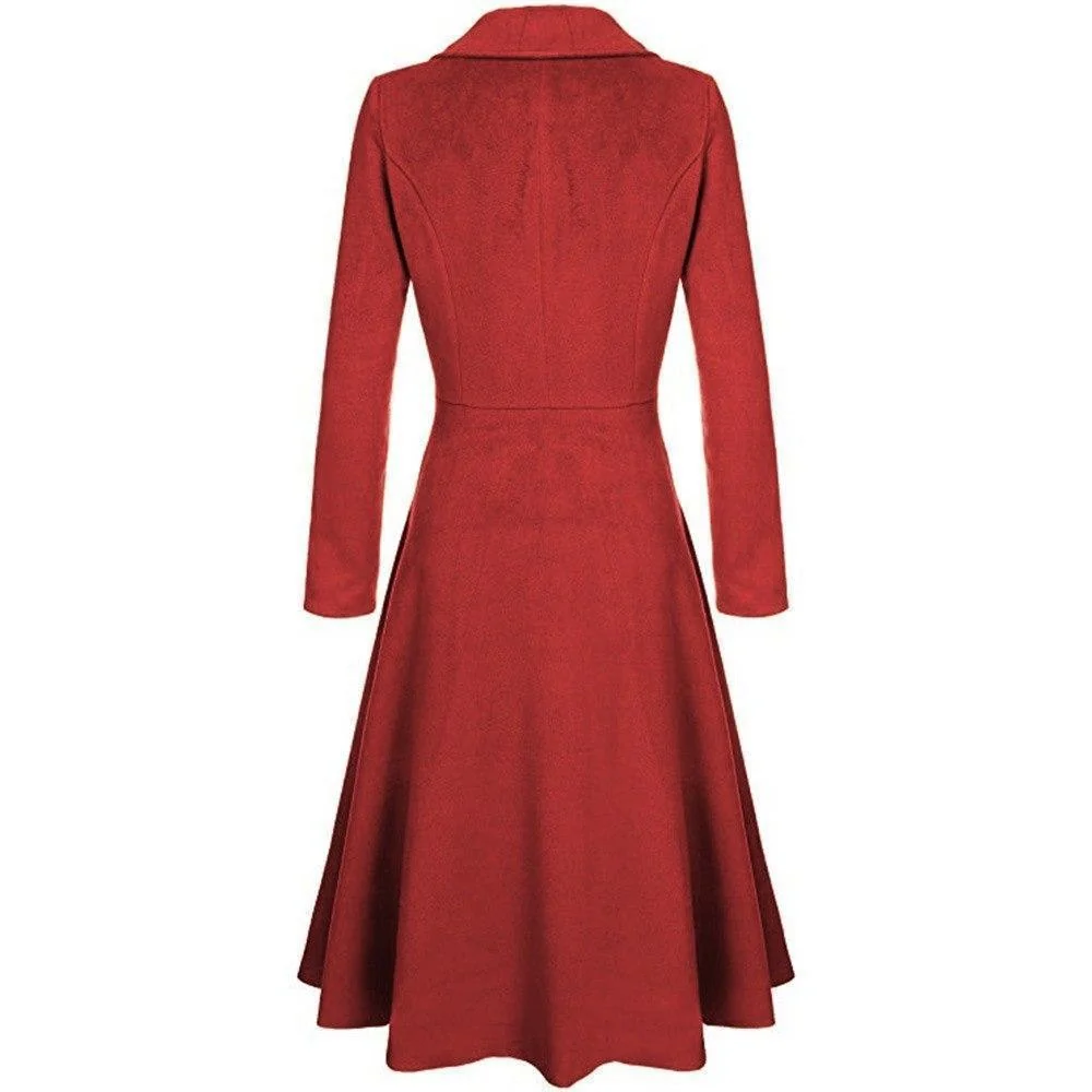 Chic Vintage Style Womens Premium Cotton Coat