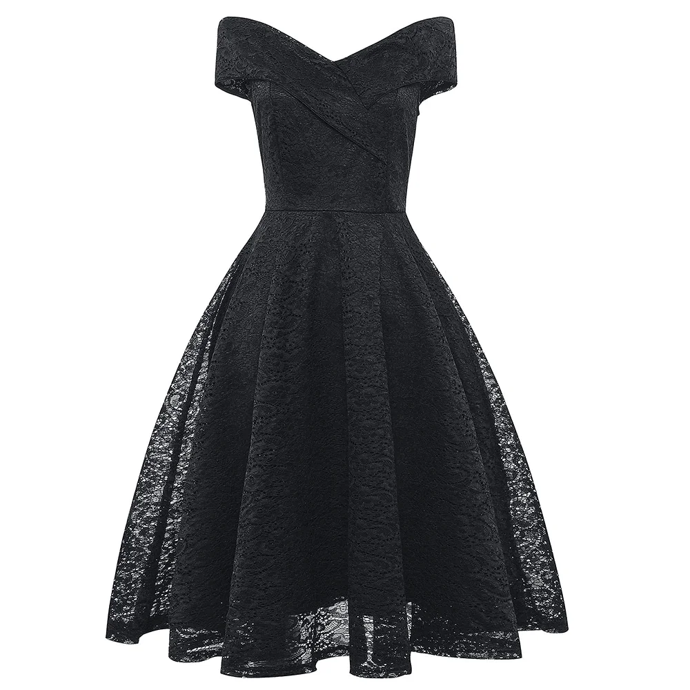 Gothic Black Dress with Dark Motifs