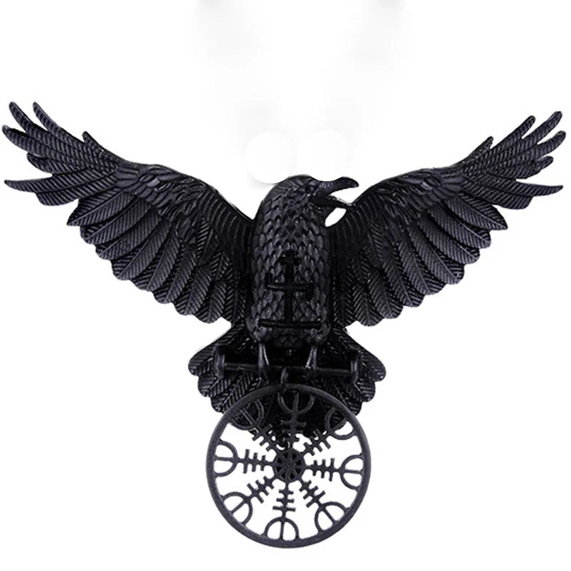 Gothic Crow Zinc Alloy Hair Clip Black Gothic Beauty Style