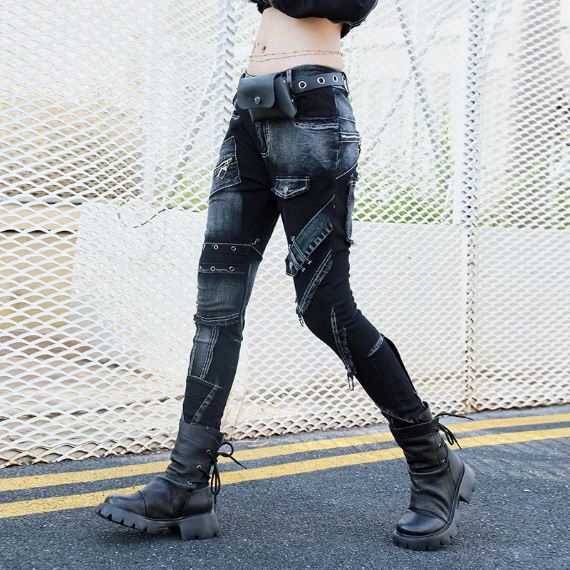 Black Denim Womens Pants Limited Edition Premium Blend