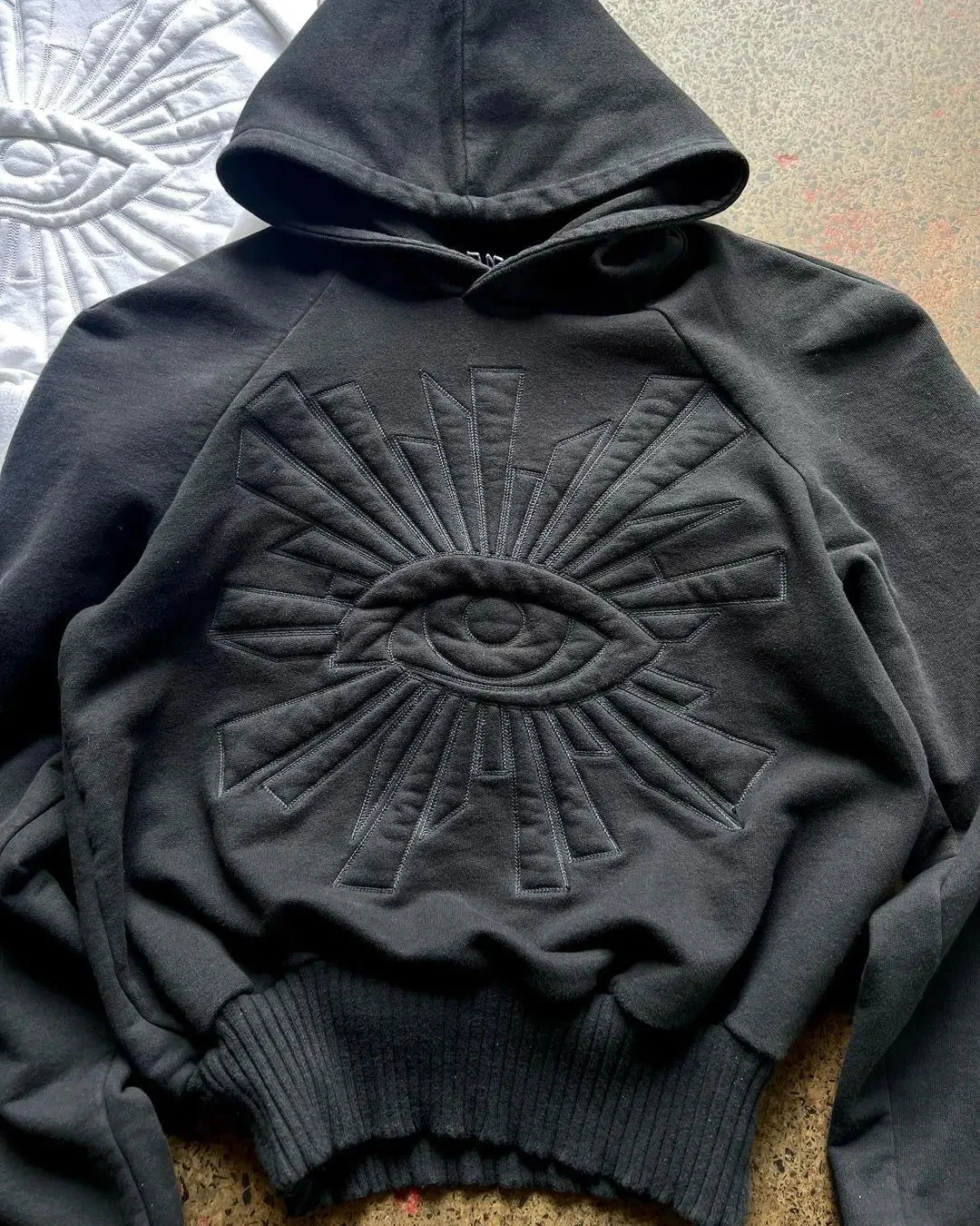 Premium Black Cotton Polyester Hoodie for Men