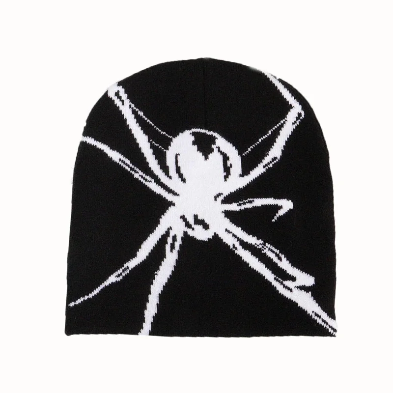 Cotton & Acrylic Spider Beanie for Men