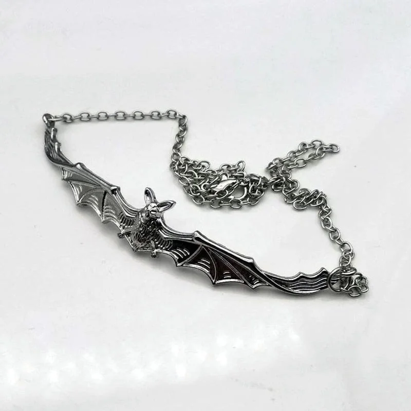 Gothic Bat Premium Alloy Choker Necklace