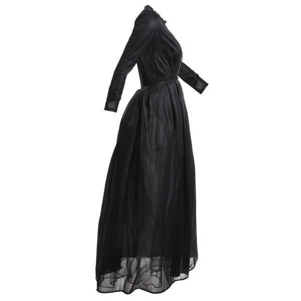 Elegant Black Lace Dress for Women