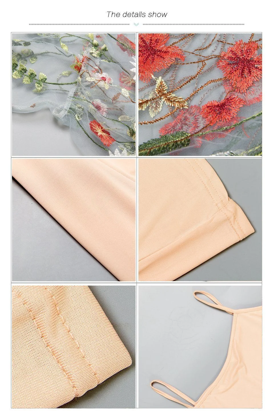 Chic Lace Party Dress in Black or Beige