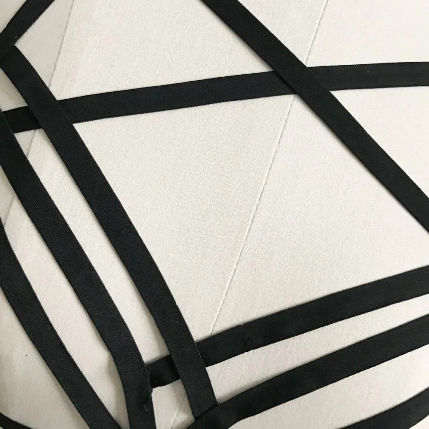 Cage Style Cotton/Polyester Blend Bra