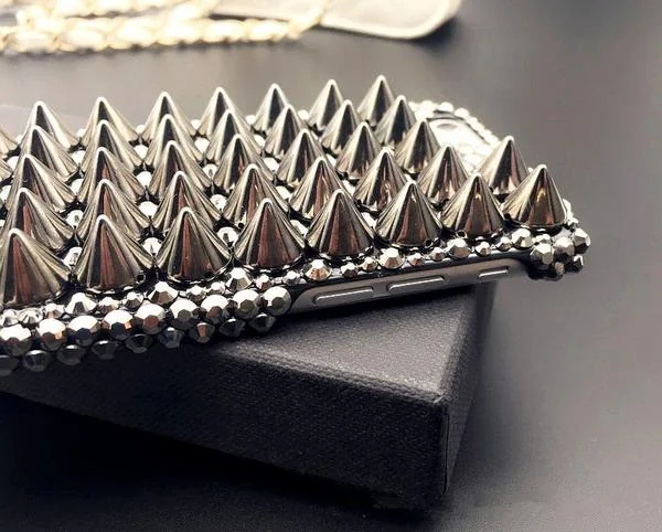 Studded Phone Case for iPhones - Spike Design