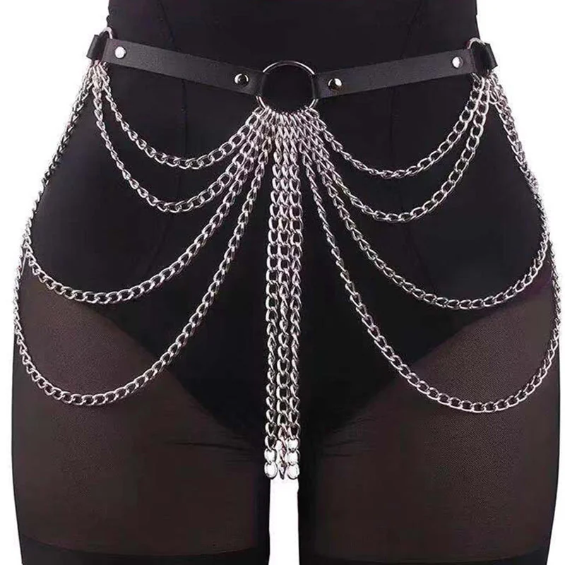 Gothic Metal Chain Belt 110cm/43.3 Inches