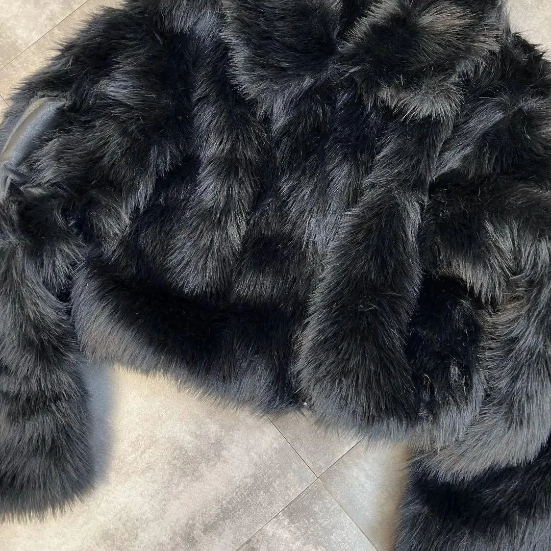 Black Faux Fur Coat - Premium Limited Edition Style