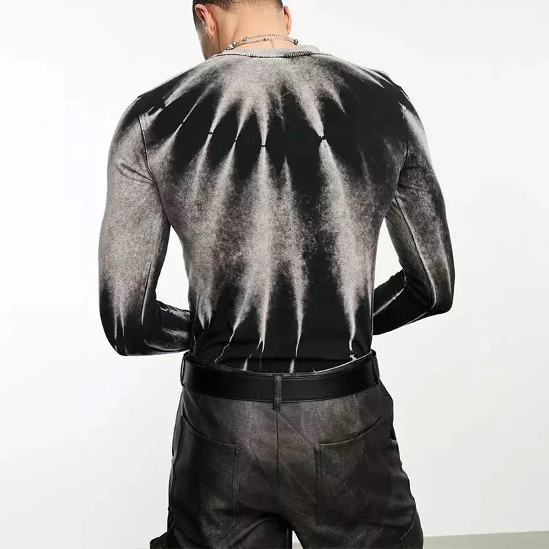 Premium Black Casual Cotton-Polyester Blend Mens Top