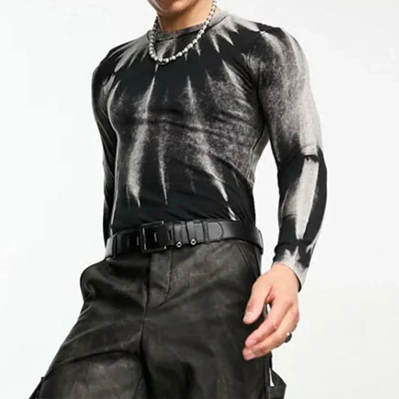 Premium Black Casual Cotton-Polyester Blend Mens Top