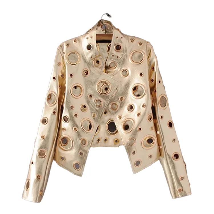 Chic Black Leather Jacket for Women