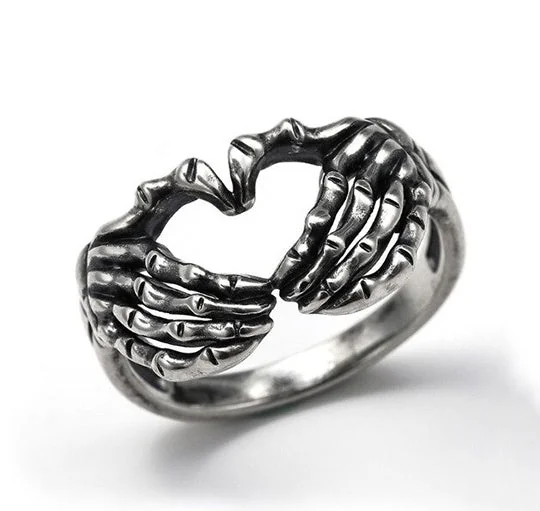 Premium Skull Love Alloy Ring - Limited Edition