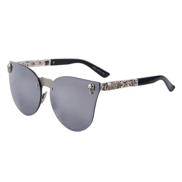 Polarized UV400 Skull Sunglasses for Day and Night Wear