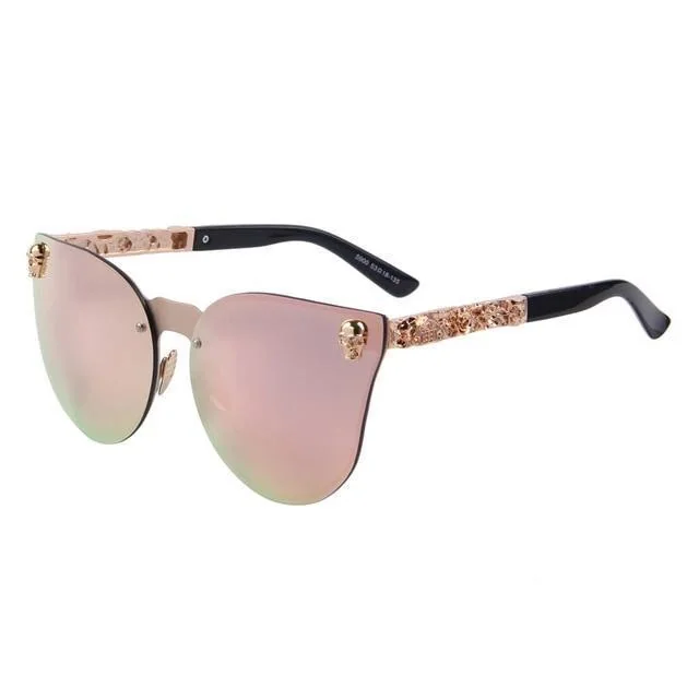 Polarized UV400 Skull Sunglasses for Day and Night Wear