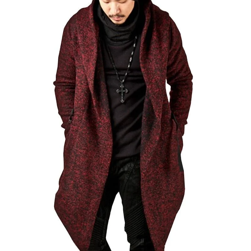 Premium Cotton Blend Mens Hooded Coat - Limited Edition