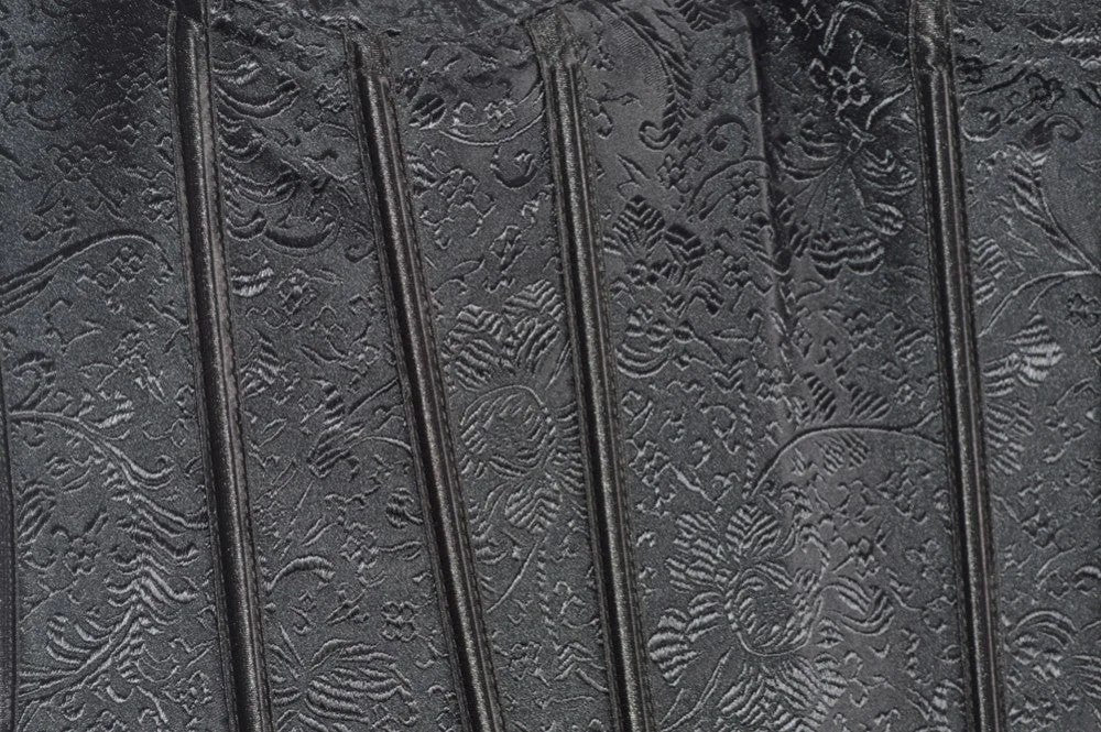 Black Lace-Up Gothic Corset Top Plus Size