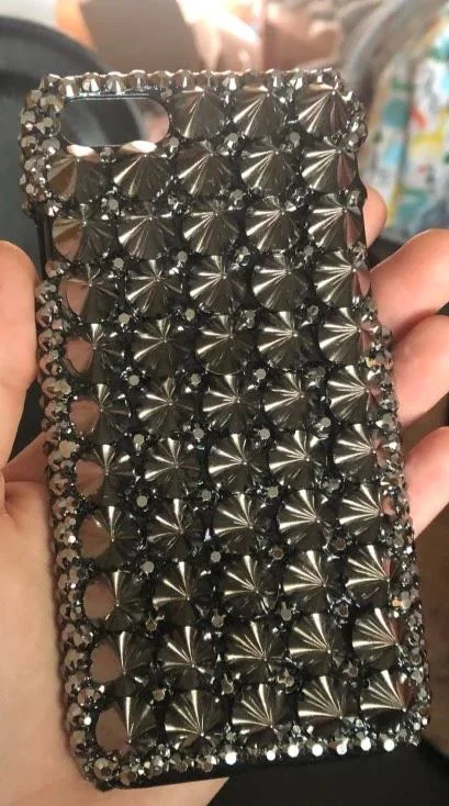 Studded Phone Case - Compatible with Multiple iPhone Models