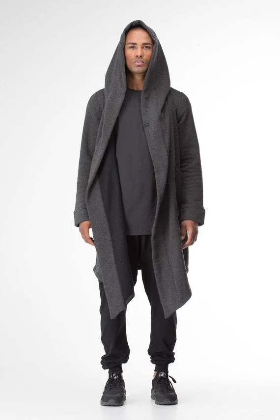 Mens Premium Hooded Trench Coat - Limited Edition