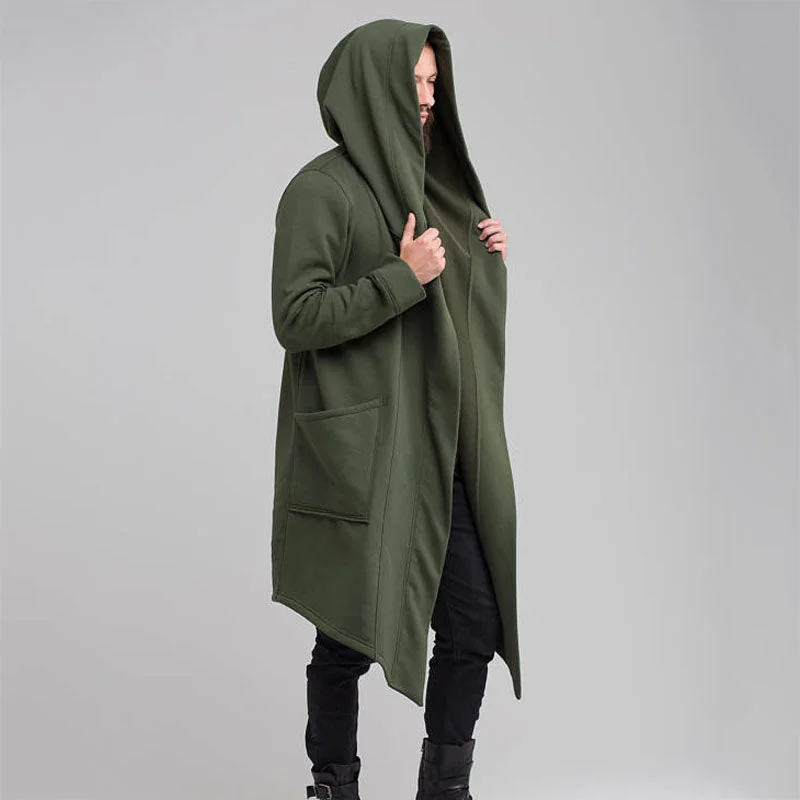 Mens Premium Hooded Trench Coat - Limited Edition