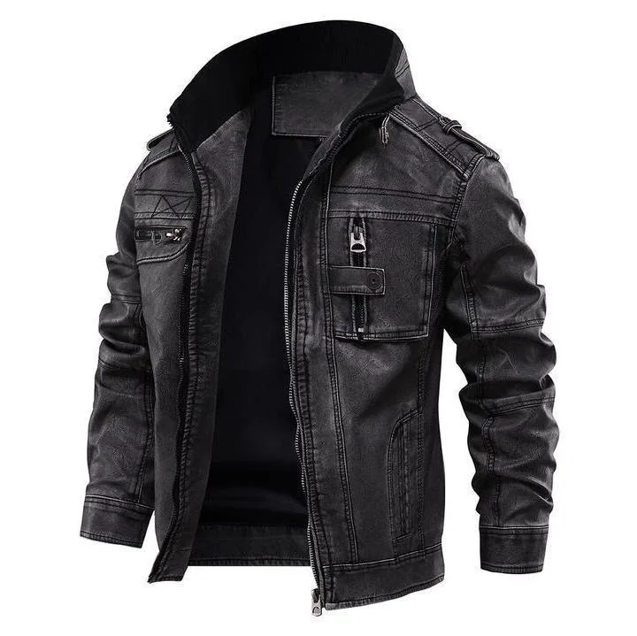 Premium Black Leather Jacket - Limited Edition