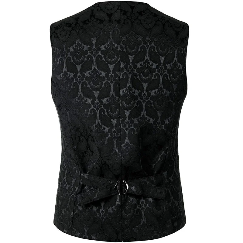 Gothic Style Cotton Polyester Blend Mens Vest