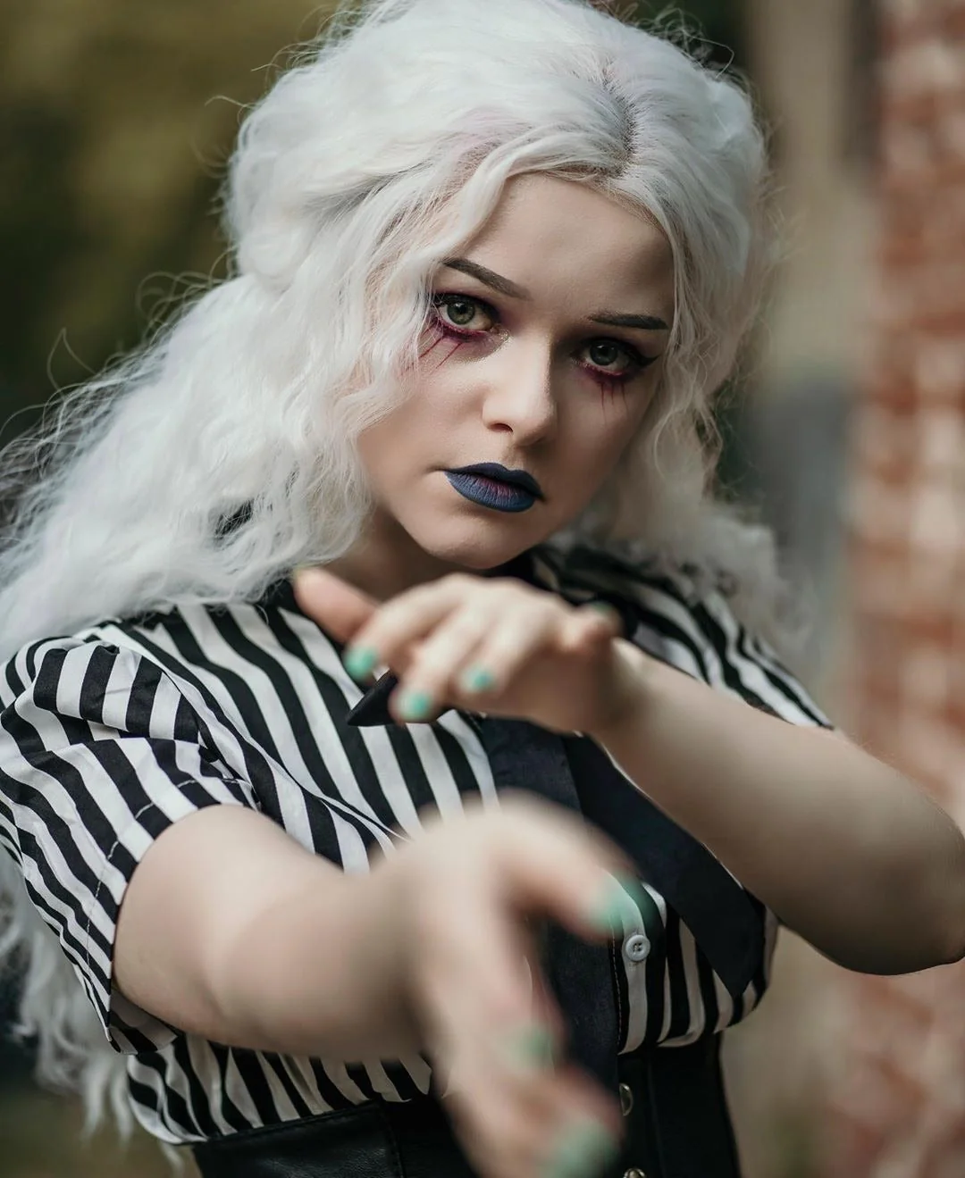 Retro Striped Swing Dress with Bow Detail