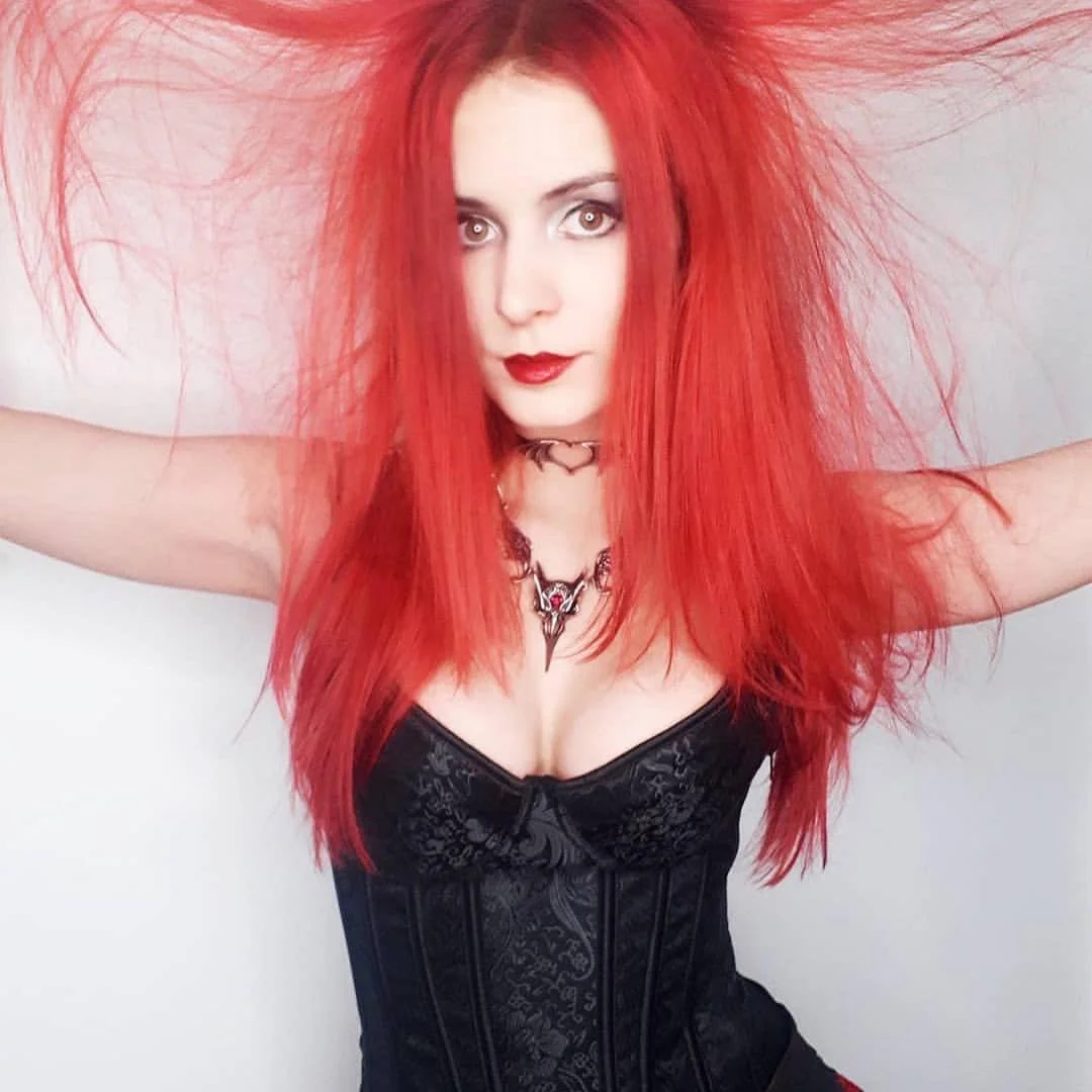 Black Lace-Up Gothic Vampire Corset Plus Size 6XL