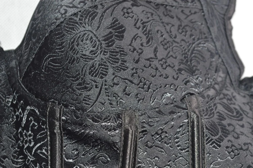 Black Lace-Up Gothic Vampire Corset Plus Size 6XL