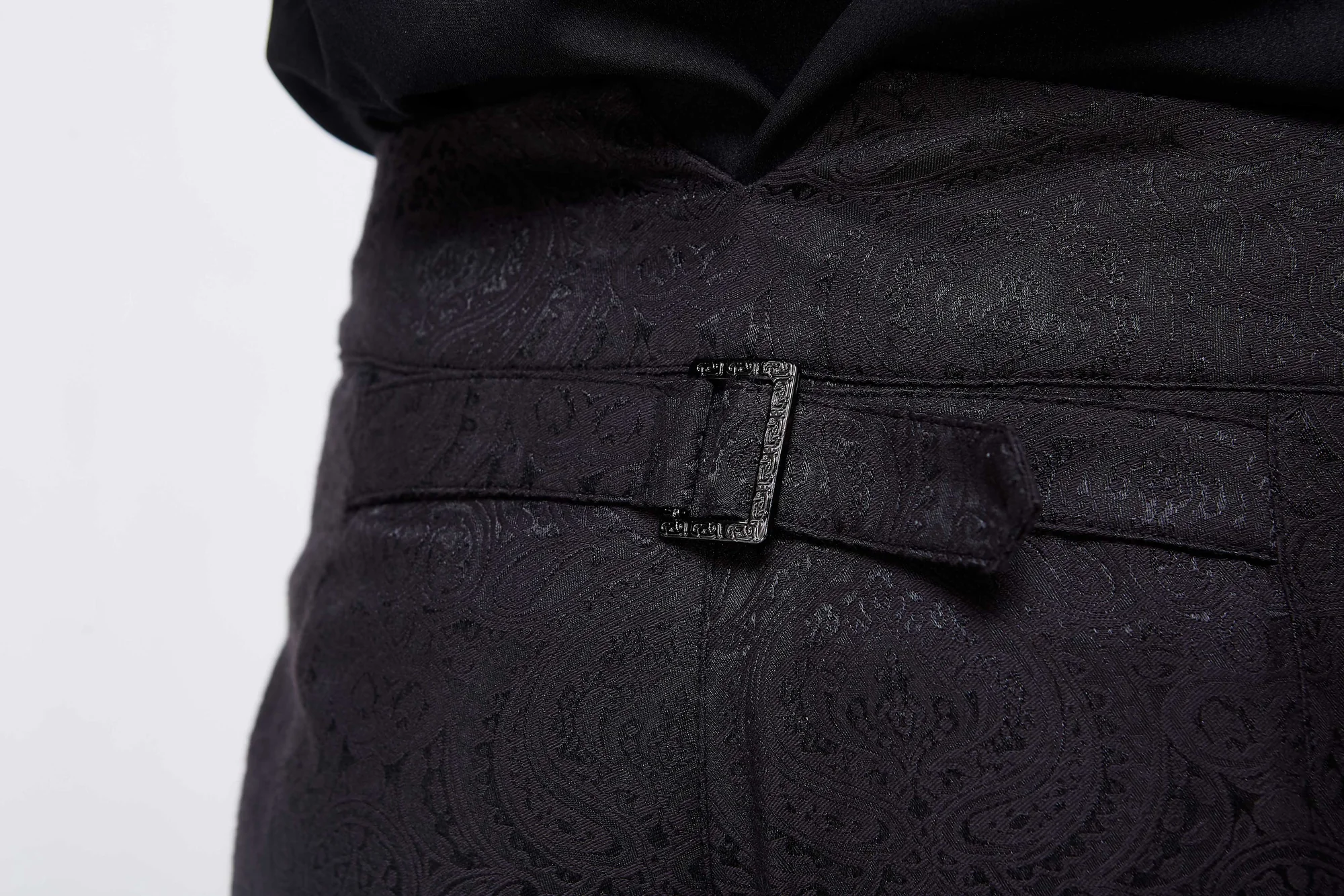 Elegant Dark Vampire Inspired Slim-Fit Trousers