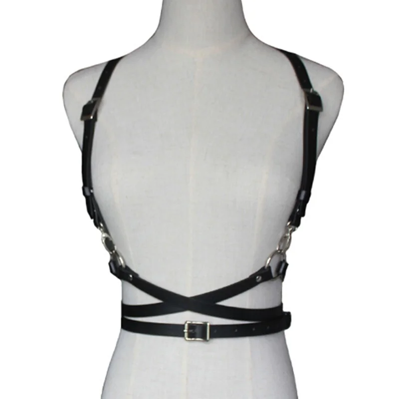 Crossbody O-Ring Buckle Body Harness Straps