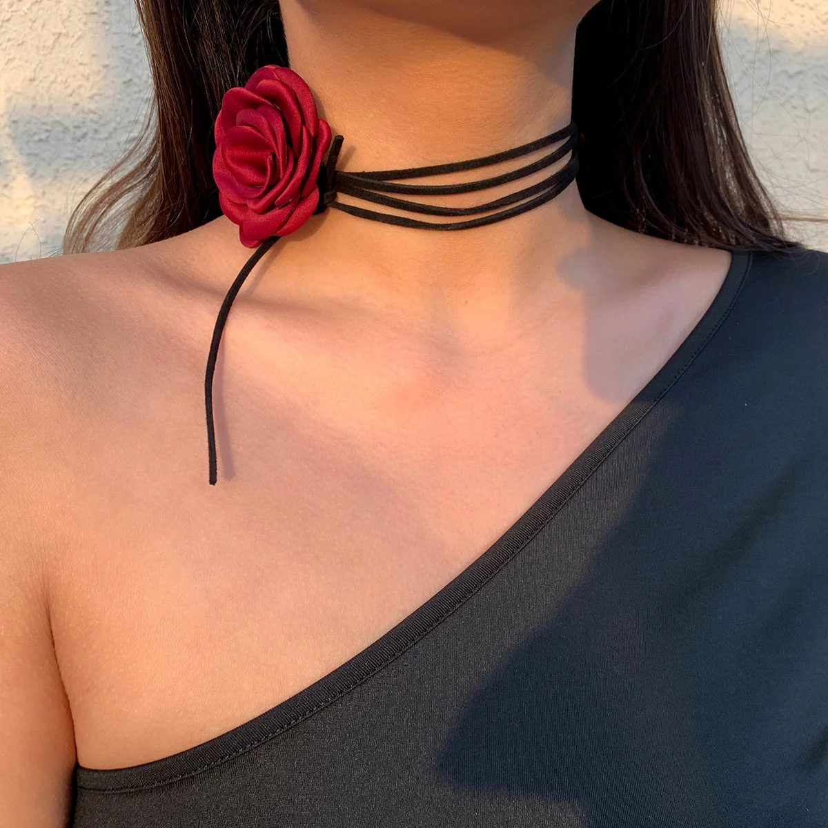 Velvet Rose Gothic Choker Necklace