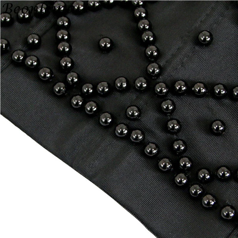 Gothic Beaded Womens High-Quality Top