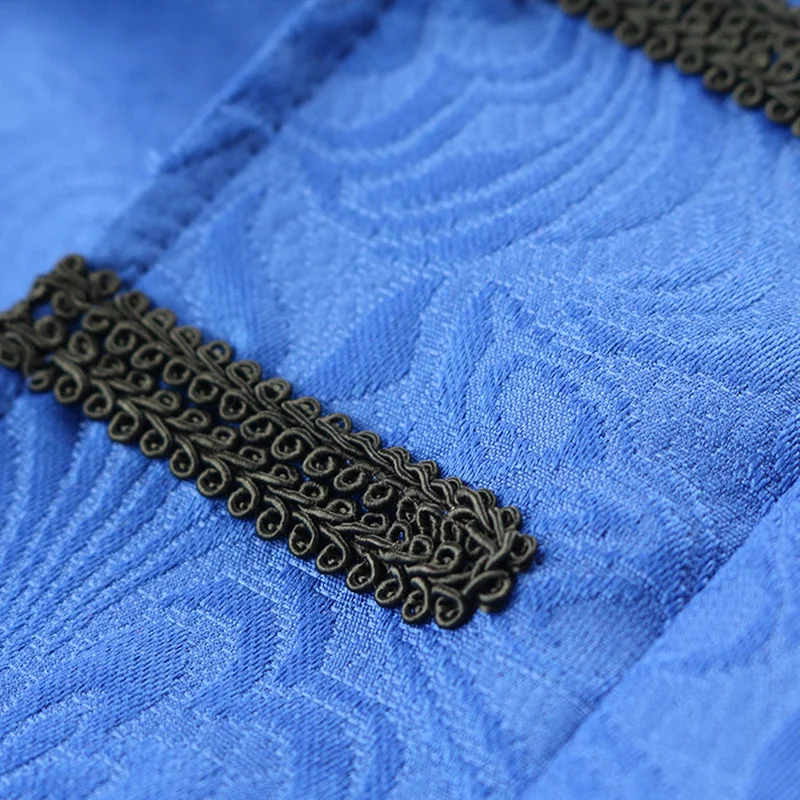 Elegant Gothic Style Mens Coat in Premium Cotton Blend