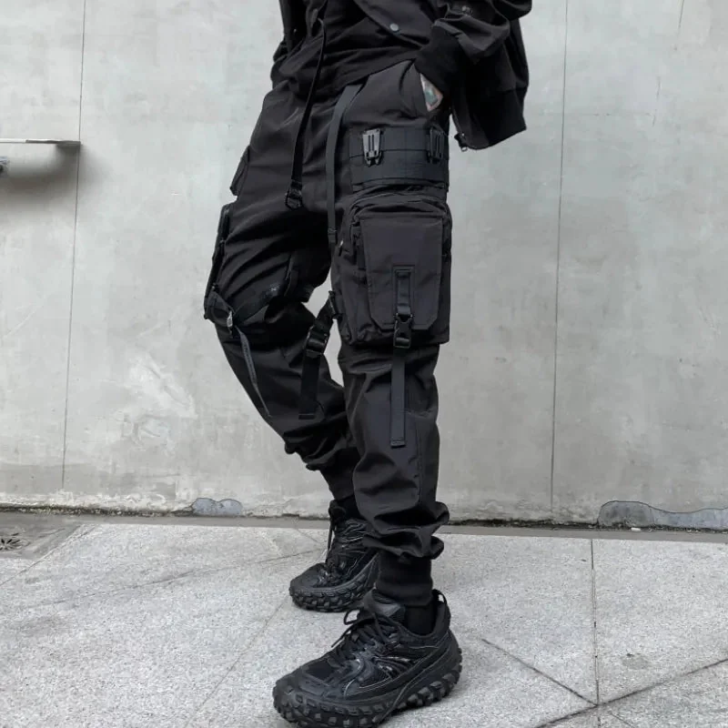 Black Cargo Pants for Men