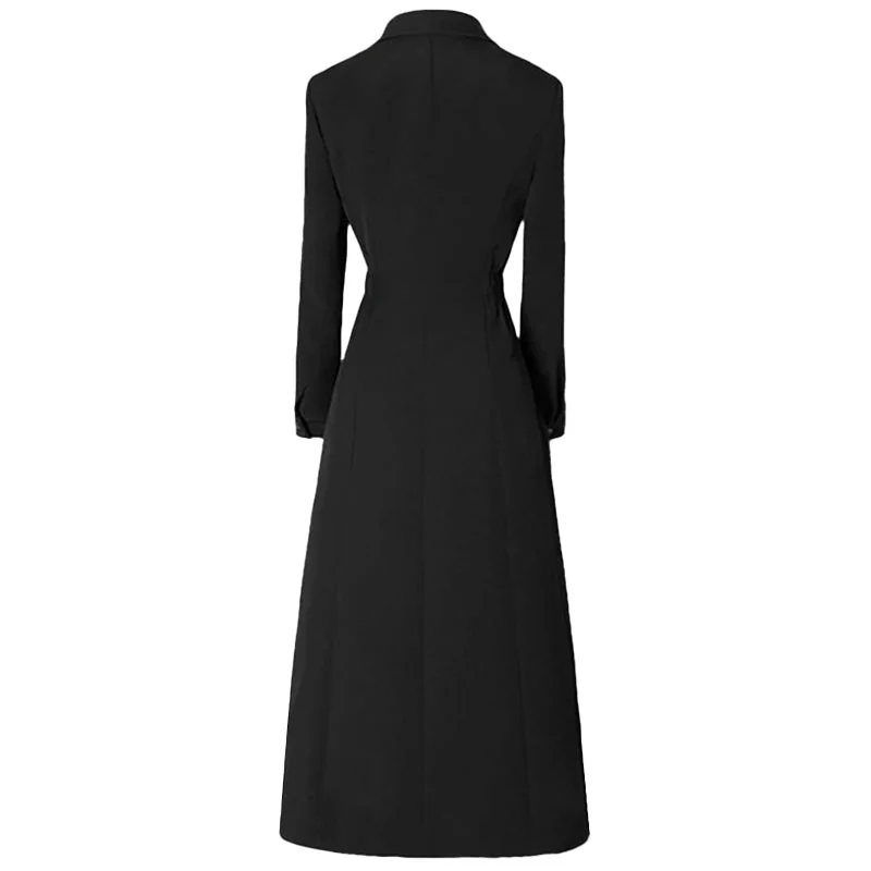 Classic Black Trench Coat for Women