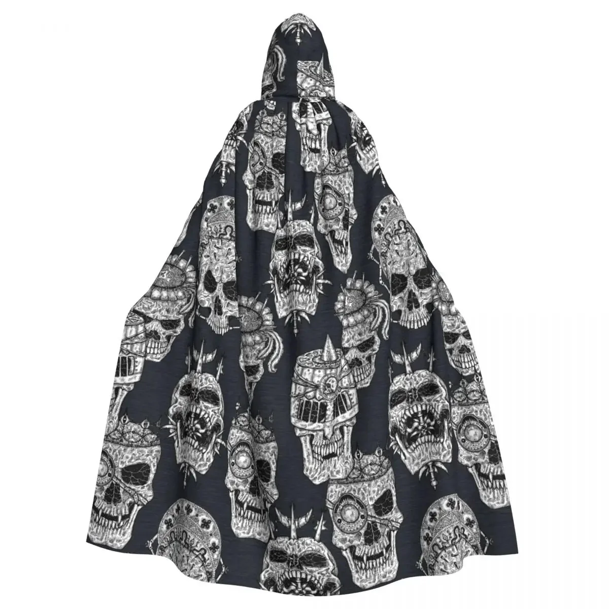 Premium Black Skull Cloak Unisex