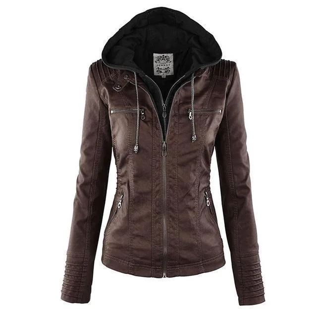 Limited Edition Faux Leather & Suede Womens Jacket