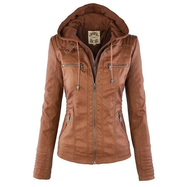 Limited Edition Faux Leather & Suede Womens Jacket