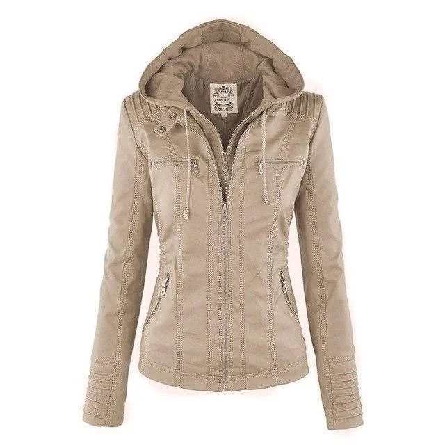 Limited Edition Faux Leather & Suede Womens Jacket