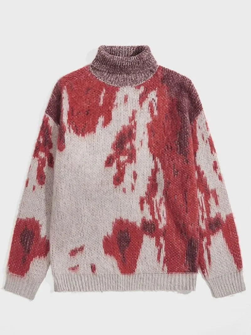 Red Knitted Jumper for Women Premium Cotton Polyester Blend