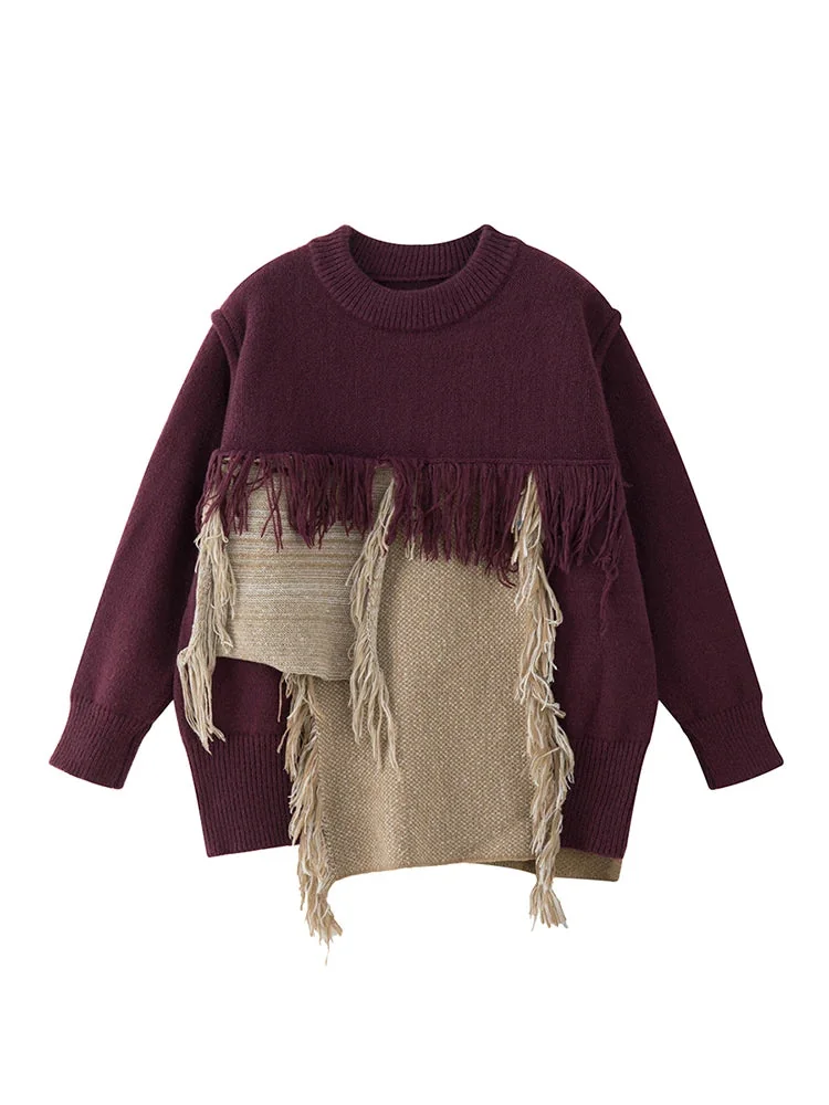 Black Knitted Jumper Premium Cotton Polyester Blend Women