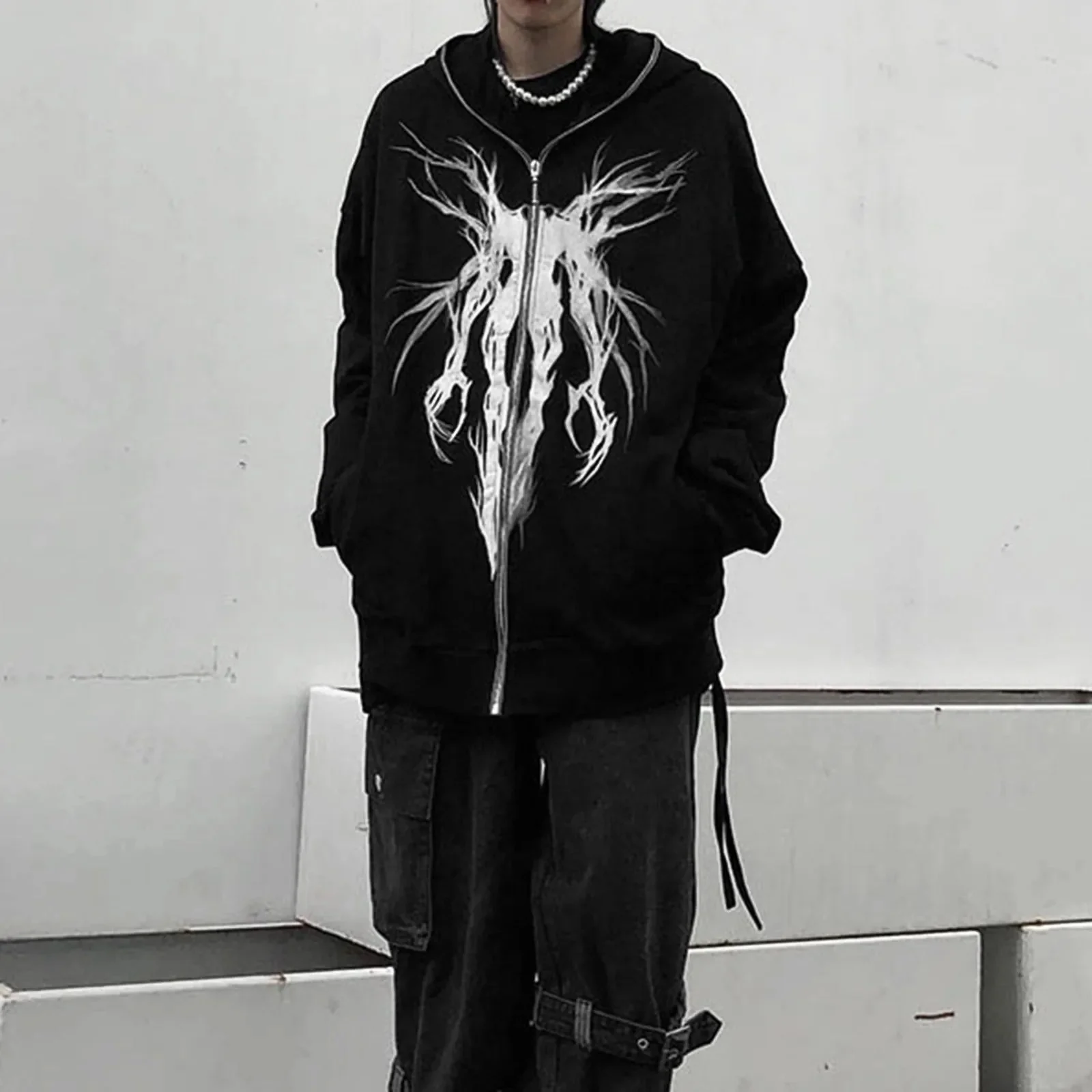 Black Gothic Sweatshirt for Unisex: Limited Edition Design