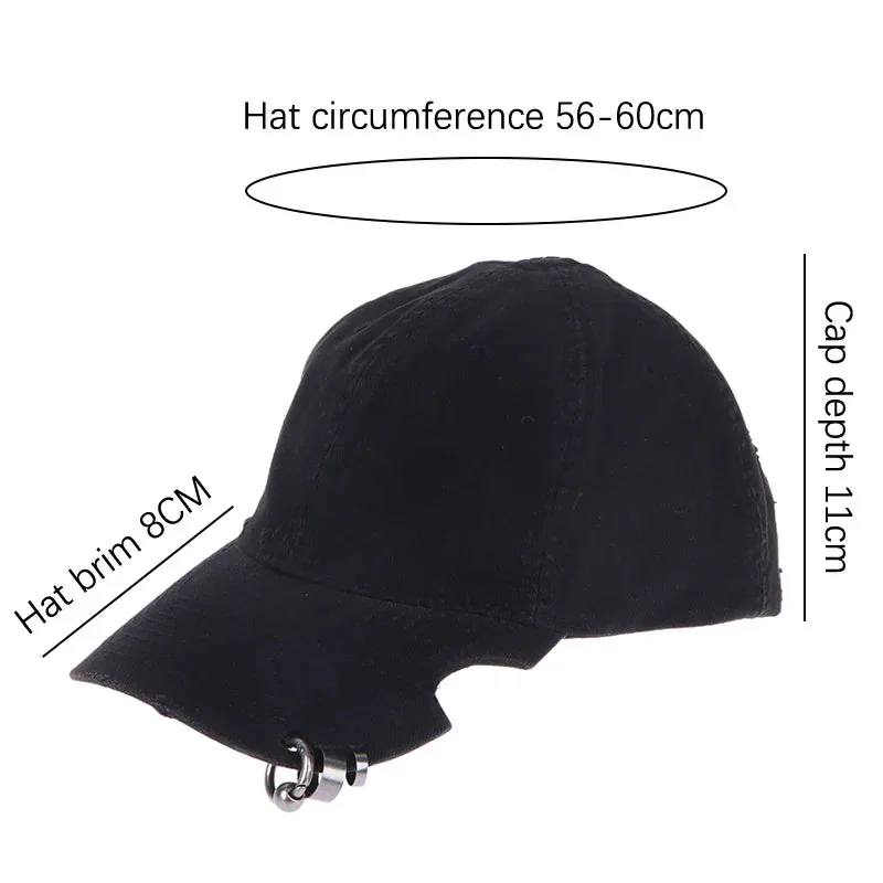Vintage Cotton Polyester Blend Cap for Men