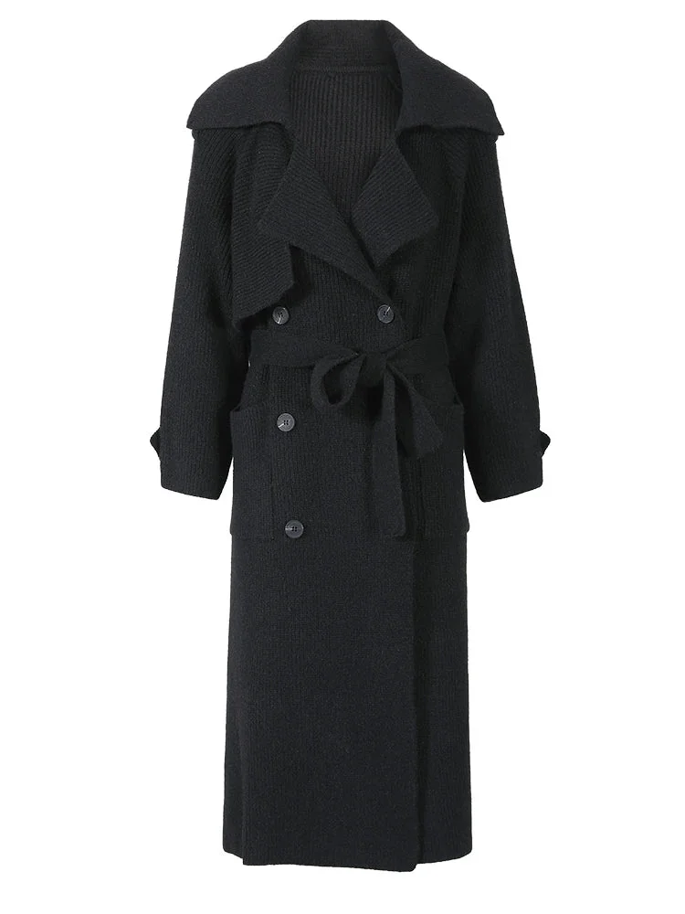 Elegant Knit Cardigan for Women in Premium Cotton Blend