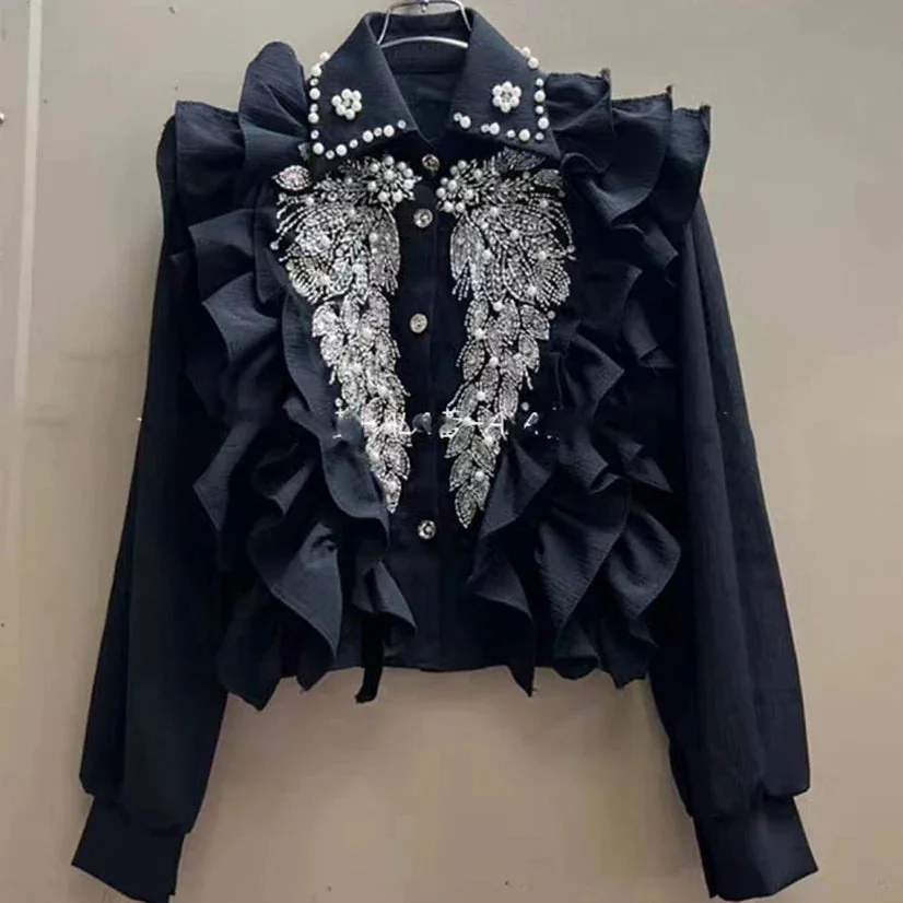 Embroidered Cotton Polyester Womens Blouse